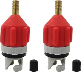 2X Inflatable Boat SUP Pump Adapter, Premium Conventional Air Adapter, Quickly Inflation and Strong Sealing SUP Pump Adapter, for Inflatable Boat, Paddleboard and Kayak