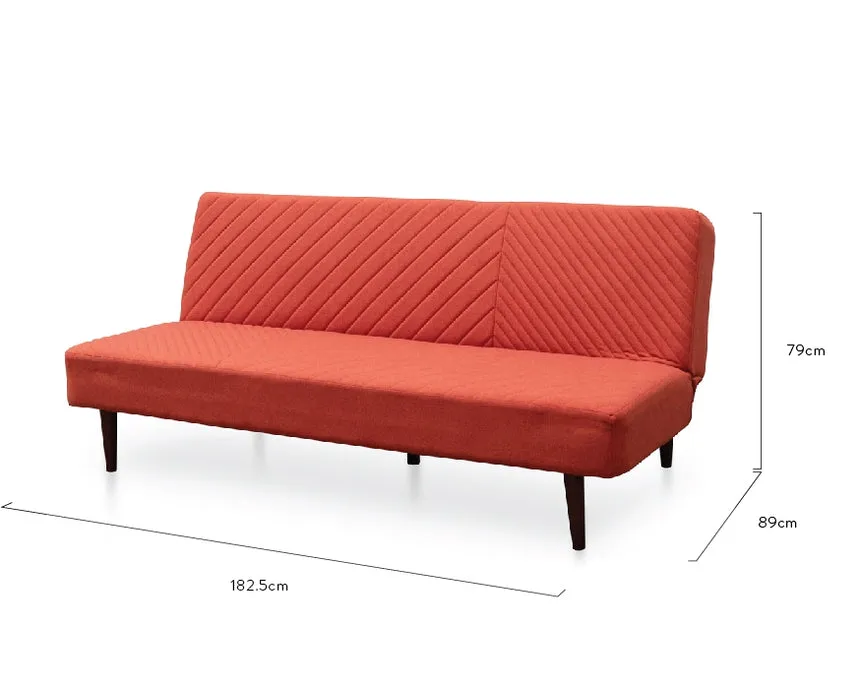 3 Seater Sofa Bed - Blush Mellow