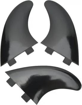 3Pcs Surfboard Fins, PVC Quick Release Paddleboard Fin, Compact Portable Three Fin Set, PVC Surfboard Fins for Longboard Surfboard Paddleboard