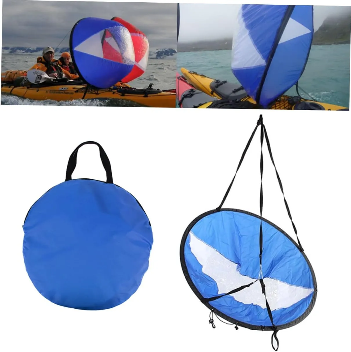 BESPORTBLE Kayak Sail Wind Sail Paddle Foldable