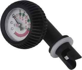Black Nylon Inflatable Boat Air Pressure Gauge, Valve Adaptor Kayak Raft Barometer, Easy Board Barometer, Suitable for Kayak Accessories