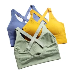 Bras Cross Beauty Back Shaping Sports Bra Push Up Fitness