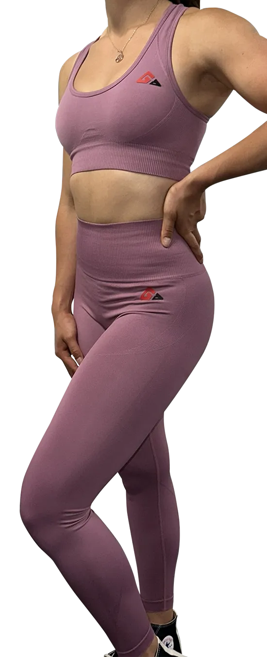 Core seamless legging and sports bra set