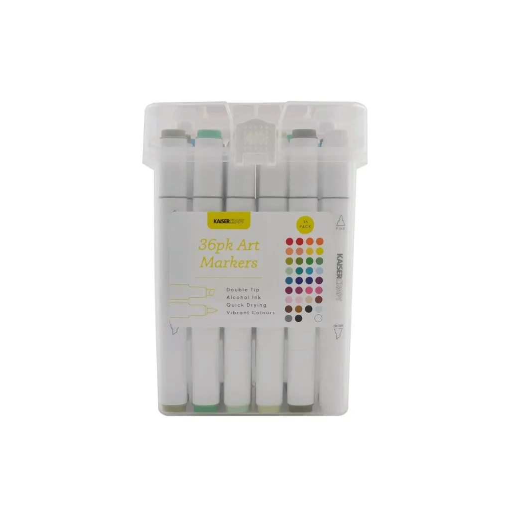 Double Tip Art Markers 36-Pack