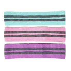 Fabric Booty & Legs Resistance Bands With 3 Resistance Levels
