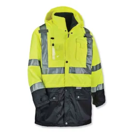 Glowear 8388 Class 3/2 Hi-vis Thermal Jacket Kit, 4x-large, Lime, Ships In 1-3 Business Days