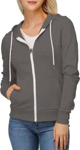 H2H Women's Slim Fit Zip Up & Pullover Hoodie Lightweight Long Sleeve Kangaroo Pocket Basic Casual Sweatshirt H2H Women's Slim Fit Zip Up & Pullover Hoodie Lightweight Long Sleeve Kangaroo Pocket Basic Casual Sweatshirt