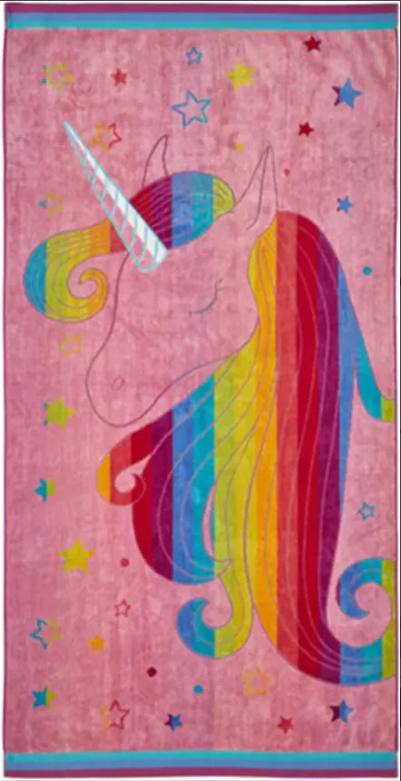 Kids 30 x 60 in. Patterned Beach Towels