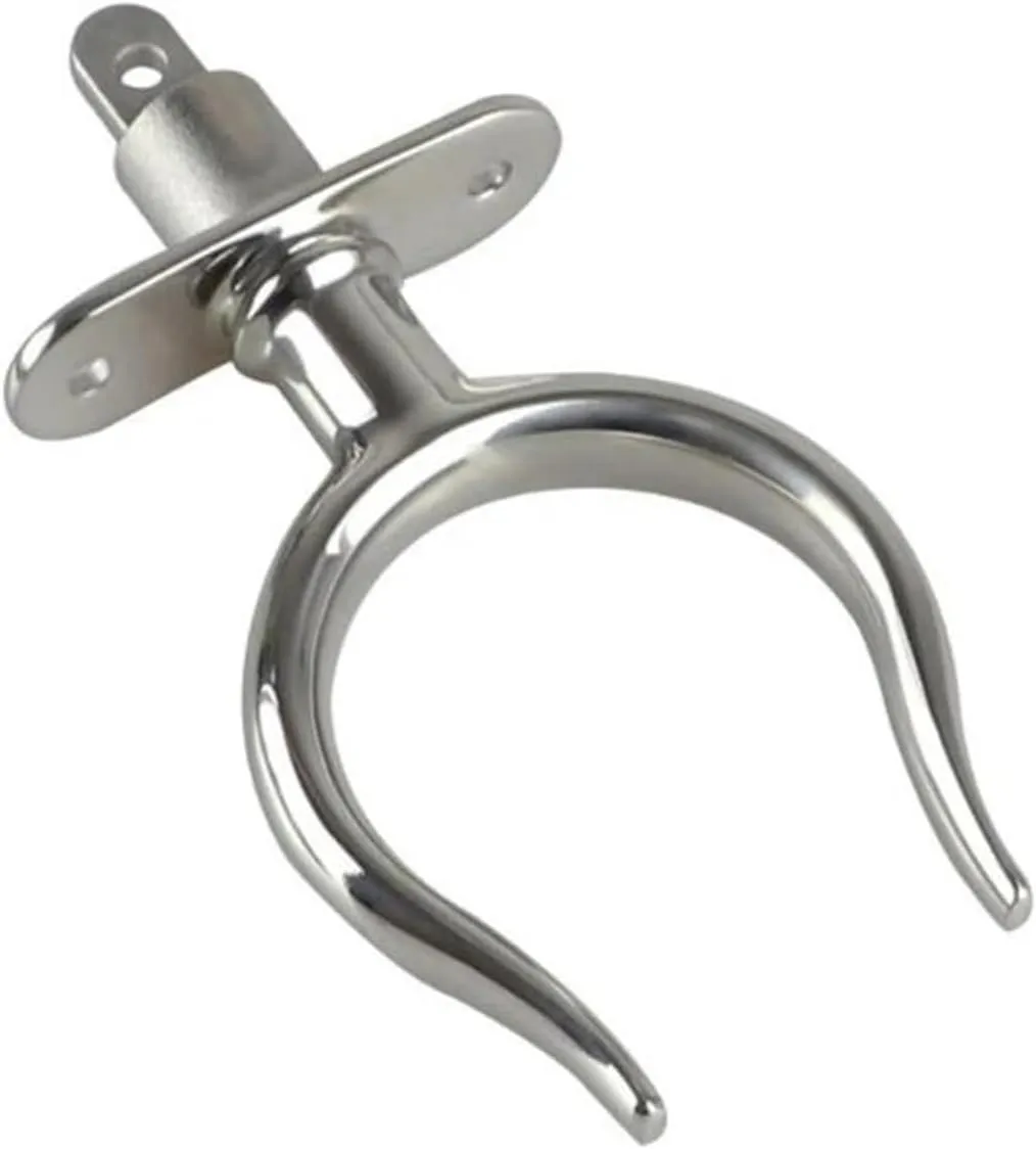 Oar Lock Holder 2 Pcs Marine Stainless Steel Oar Lock Oarlock Rowlock Marine Row Boat Dinghy Water Raft Boat Kayak Canoe Oar Lock