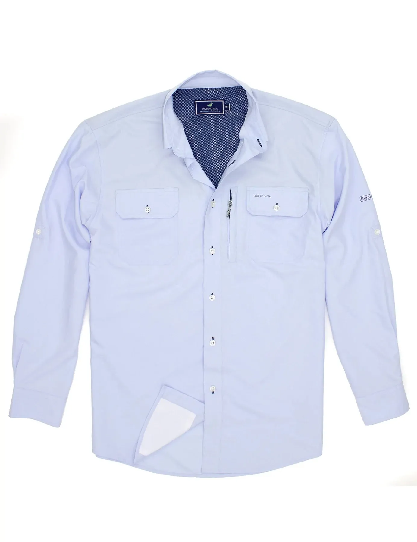 Offshore Fishing Shirt Light Blue