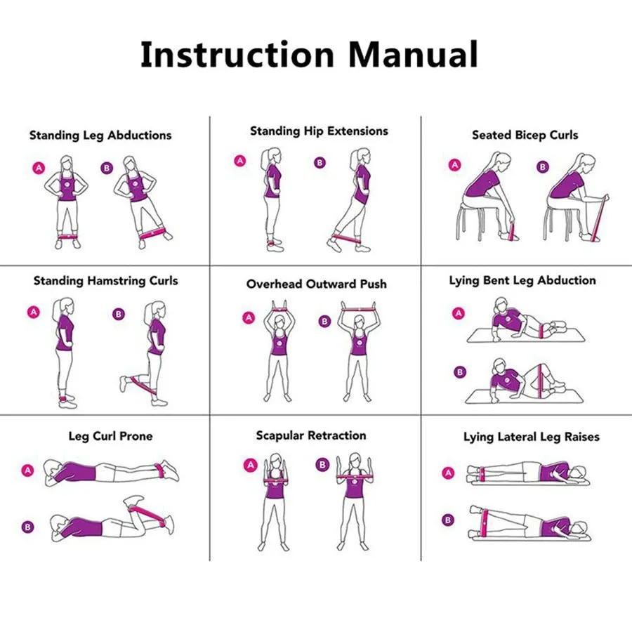 Resistance bands variants