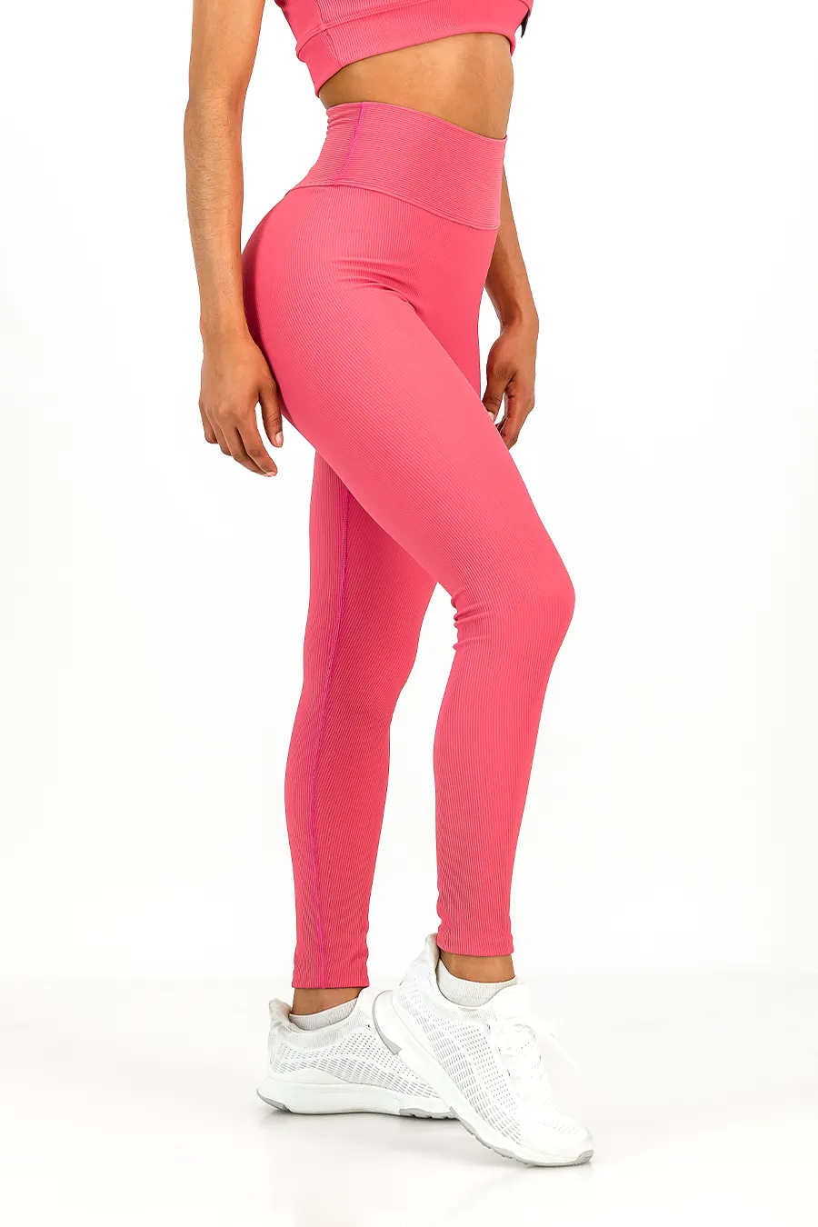 Rib Aspire Leggings | Daiquiri