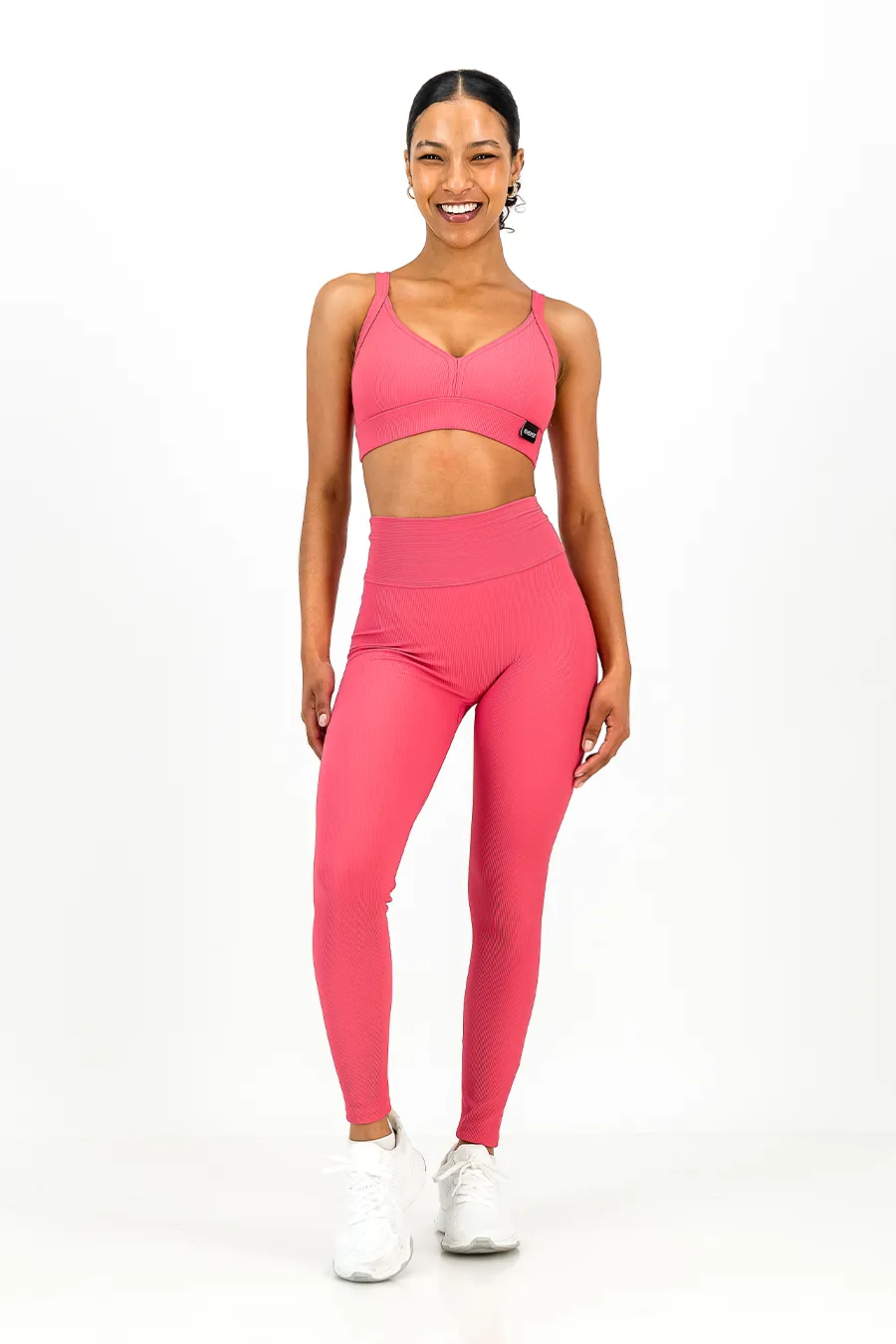Rib Aspire Leggings | Daiquiri