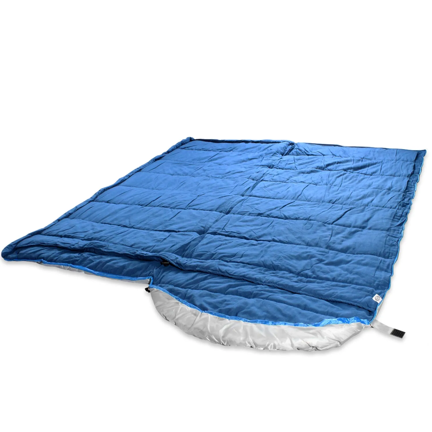 Sleeping Bag For Hiking Camping & Outdoor Activities - Compression Bag Included - Grey
