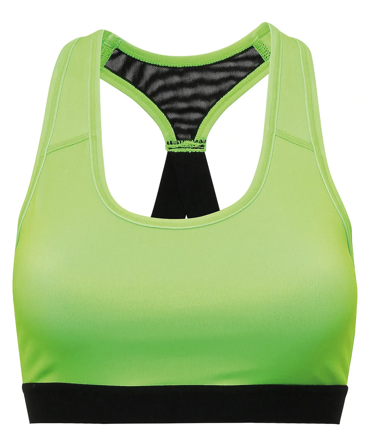 TriDri® performance sports bra (medium impact) | Black (Solid