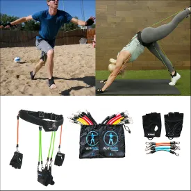 ·Wearbands Full-Body Training System Pro: 5 Lower-body levels, 2 Upper-body levels·