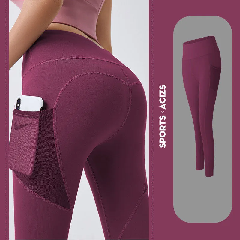 Women's Slim Fit With Pocket Sport Leggings - GlamzLife