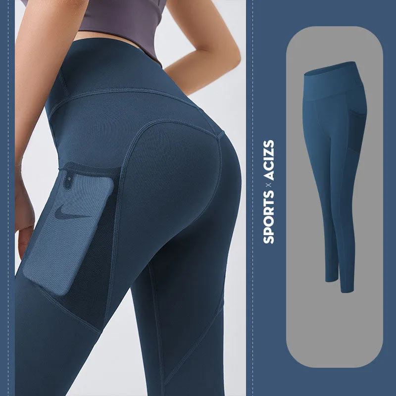 Women's Slim Fit With Pocket Sport Leggings - GlamzLife