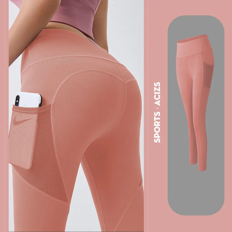 Women's Slim Fit With Pocket Sport Leggings - GlamzLife