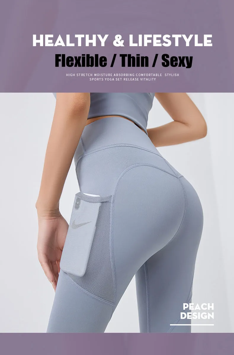 Women's Slim Fit With Pocket Sport Leggings - GlamzLife